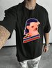 Camiseta Retro Hombre - "Perro Los Temerarios" Tela Algodón Suave, Manga Corta Informal Y Ajuste Cómodo, Ideal Uso_viptrois.com