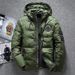 Men's Short Jacket With Hood, White Duck Down, Camouflage, Korean And Japanese Style Winter Clothing_viptrois.com