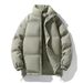 Men's Clothing Winter Padded Jacket - Thickened Polyester Coat With Multiple Pockets, Loose Fit, Zipper Closure, Warm & Stylish For Casual Wear_viptrois.com