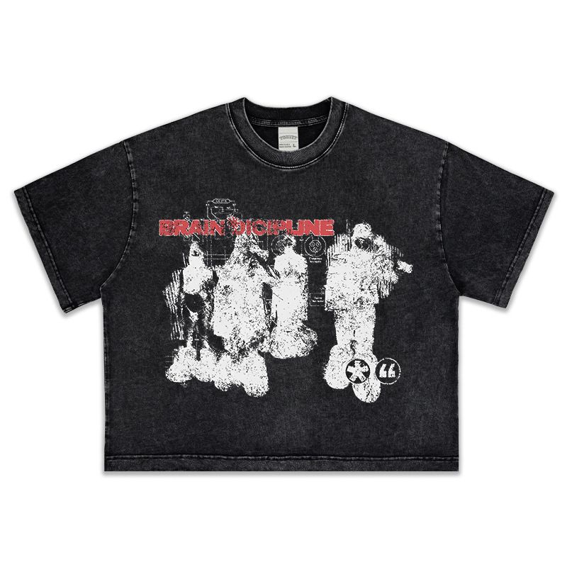Retro T-shirt Old Original Biochemical Element Trendy Top_viptrois.com