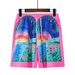 High Street Flower Shirt Suit Retro Shirt Cross Border Casual Shorts Men_viptrois.com