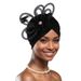 New Fashion Elegant Ladies Wedding Dinner Hot Diamond Heavy Muslim Turban Hat_viptrois.com