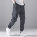 Men's Cargo Pants Workwear Casual Multi-Pocket Outdoor Trousers Durable Polyester Straight Fit For All Seasons_viptrois.com