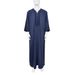 Men's Clothing New Muslim mid sleeve embroidered robe ethnic style men's robe side pocket Muslim robe_viptrois.com