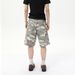 Men's Clothing Camouflage Loose Wide Leg Casual Shorts Versatile Washed Denim Shorts Trend_viptrois.com