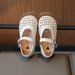 Children's Shoes Summer New Style Girls Small Medium And Large Children's Solid Color Versatile Closed Toe Sandals Trend_viptrois.com