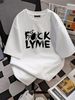 LYMEnsTEEin F_Lyme Tee T-shirt Casual Comfortable Summer Graphic Unisex Streetwear Fashion Stretched Homme Versatile Designer Clothes Soft_viptrois.com