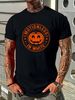 Halloween Costume Pumpkin Scary Funny Motionlesses In White T-Shirt Top For Everyday Wear Breathable Streetwear Designer Clothes Slightly Unisex_viptrois.com