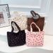 Women's Bags Small Strawberry Handbag Large Capacity Simple Fashion College Style Casual Shoulder Underarm Bag_viptrois.com