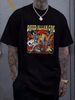 David Allan Coe T Shirt World Tour Charcoal Shirt Classic Style Vtg NH1467 Unisex Graphic Top For Everyday Wear Comfortable Designer Clothes_viptrois.com