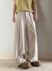 High-End Pleated Flow Dress Pants Spring Summer Retro Trendy Loose Fit Versatile Wide Leg Casual Style For Men And Women_viptrois.com