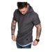 Men's Clothing Men's Hooded T Shirts Short Sleeved T Shirts For Men_viptrois.com