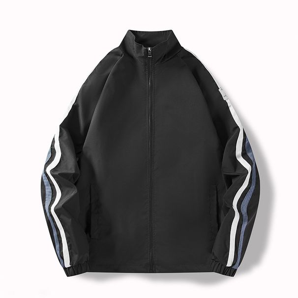 Men's Corduroy Streetwear Jacket – Trendy Slim-Fit Stand Collar Coat, Lightweight Breathable, Unisex Casual Outerwear (M-4XL, 4 Colors)_viptrois.com