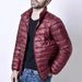 Men's Slim-Fit Stand Collar Lightweight Padded Jacket – Minimalist Korean Style (M-5XL, Black/Army Green/Navy/Burgundy)_viptrois.com