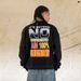 American Street Style Round Neck Long Sleeve Motorcycle Print T-Shirt Men And Women, Casual Versatile Top_viptrois.com