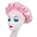 Wide brim high elastic beauty salon hair care hat female nursing satin sleeping cap chemotherapy cap shower cap_viptrois.com