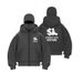 Cross-border Foreign Trade Autumn And Winter Unique Design Double-layer Hooded Zipper Sweater Jacket Trendy Loose Couple Top_viptrois.com