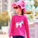 Mother & Kids T Shirt 2025 Spring And Autumn New Tops Children's European And American Cute Princess Print Cotton Bottoming Shirt Children's Clothing_viptrois.com