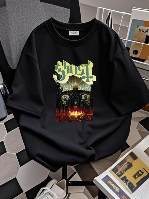 ghost B C Meliora T Shirt Comfortable Breathable Designer Clothes Graphic Homme Fashion Versatile Top For Everyday Wear Stretched Stylish_viptrois.com