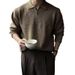Men’s Korean-Style Zip-Up Sweater – Oversized Lapel Collar, Thick & Stylish For Winter Streetwear_viptrois.com