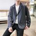 Casual Suit, Men's Korean Version, Loose Fit, Teenage Handsome Work Clothes, Outerwear, Top_viptrois.com
