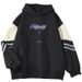 American Style Color Block Sweatshirt For Men, Loose Fit, Niche Design With Wine Glass Print, Pullover Outerwear, Cool_viptrois.com