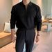 Men's Slim Fit Polo Collar Half-Zip Knit Sweater - Breathable Stretchable Business Casual Pullover For Youth & Adults_viptrois.com