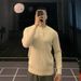 Men's Clothing Sweater Men's Business Slim Solid Color Bottoming Shirt_viptrois.com