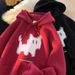 Kitten Hooded Sweater Men's Spring And Autumn American Stiff Heavy Coat Retro Autumn Clothes New_viptrois.com