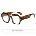 Men's Sunglasses Trend Polygonal Square Frame Ladies High End Flower Wrapped UV Anti Ultraviolet Sunglasses_viptrois.com