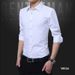 Pulse Pulse BY Spring And Autumn White For Men Long Sleeve Trendy Business Slim Fit Korean Style Handsome Inch Professional Formal_viptrois.com