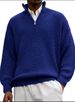 Pulse 2025 European And American Cross-Border Independent Station Autumn Winter Men's Casual Knitted Sweatshirt Zipper_viptrois.com