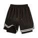 Men's Clothing New Gradient Fake Two Piece Ice Silk Mesh Basketball Fitness Shorts Men's Summer Thin American Style Quick Drying Breathable_viptrois.com