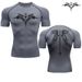 Men's Clothing Compression Shirt Black Fitness T Shirt Men's Muscle Quick Drying Fitness Sportswear Sun Protection Sports Close Fitting_viptrois.com