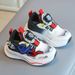 Children's sneaker 2024 spring and autumn boys' casual shoes rotating button girls' running shoes breathable baby mesh shoes single_viptrois.com