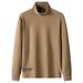 Men's Clothing Spring And Autumn New Autumn And Winter Style Long Sleeved Sweatshirt Men's Velvet High Collar Sweatshirt Student Bottoming Shirt_viptrois.com