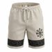 Men's Viking Print Casual Shorts 5 Inch Breathable Summer Beach Relaxed Straight Leg Cut with Pockets Linen-Like Fabric_viptrois.com
