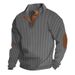 Men's Stylish Long Sleeve Pullover Hoodie - Lightweight Casual Sweatshirt For Spring & Autumn - Slim Fit Crewneck Top With Classic Color Options_viptrois.com