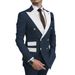 Men's Clothing Two Piece Suit Wedding Groom Best Man Suit Men's Business Suit_viptrois.com