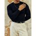 Men's Clothing Autumn And Winter Show Original Designer Versatile Tight Fitting High Necked Bottoming Shirt Two Color Top Year Loose Version_viptrois.com