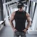 Men's Clothing Sleeveless Quick Drying Waistcoat With Stripes And Elastic Training Clothes For Fitness And Running Anti Wrinkle Clothes_viptrois.com