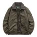 Men's Clothing Men's Winter Warm High End Men's Fashion Plus Velvet Pilot Jacket Outerwear Lambskin Workwear Cotton Outerwear_viptrois.com