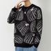 Knitted Sweater Men's Autumn And Winter Round Neck Pumpkin Jacquard Sweater Casual Sweater Texture_viptrois.com
