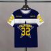 Men's Casual Short Sleeve T-Shirt Breathable Polyester Tee with Bold Number 32 Print for Daily Wear_viptrois.com