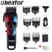 Ubeator Clipper Skull Design Digital Hair Trimmer Rechargeable Electric Men's Cordless Haircut Adjustable Steel Blade_viptrois.com