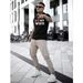 Camiseta De Manga Corta Impresa Casual Hombre, Para Uso Diario, Primavera/Verano_viptrois.com