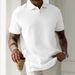 Cross-border Exclusive Supply Patchwork Men's Short-sleeve Polo Shirts 2026 Summer Business Commuting, Made Of Solid_viptrois.com