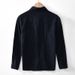 Autumn Ramie Thin Solid Color Top Jacket Casual Cotton Linen Long Sleeved Cotton Linen Shirt_viptrois.com
