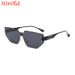 New Frameless Cat Eye Sunglasses Personality Metal Leg Frameless Sunglasses Duqiao Glasses_viptrois.com