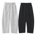 Men's Clothing Men's Gray Machete Casual Pants Men And Women's Trendy Brand Deconstruction Lazy Loose Silhouette Sports Sweatpants_viptrois.com